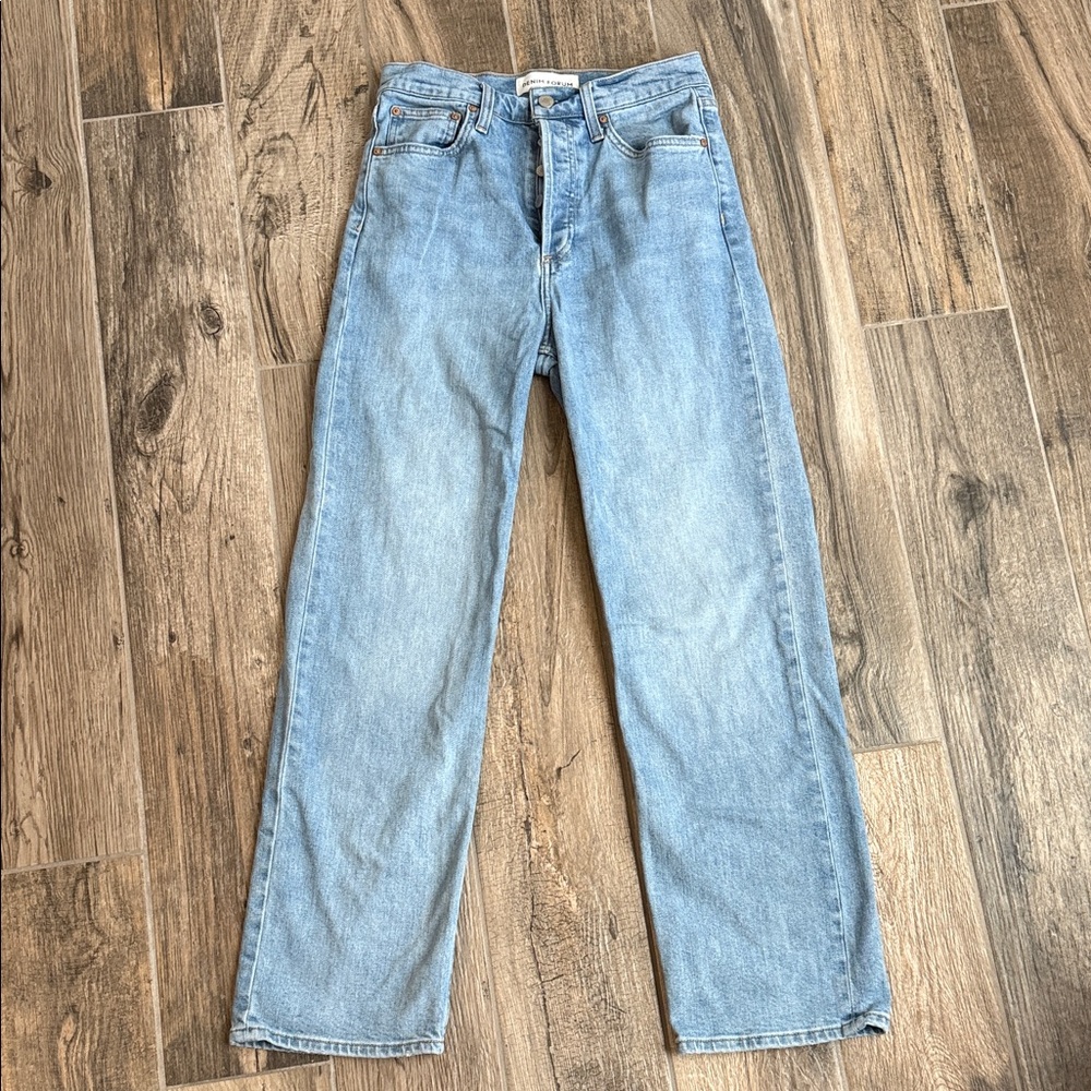 Denim Forum Arlo Straight High Rise Sz 27